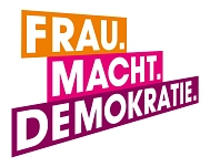 Logo Frau.Macht.Demokratie. © Stadt Hildesheim